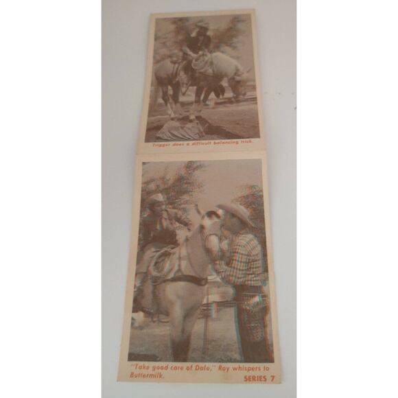 Roy Rogers, Dale Evans, Trigger & More 3D Series 7-4 images - Post Sugar Crisp - Picture 2 of 6